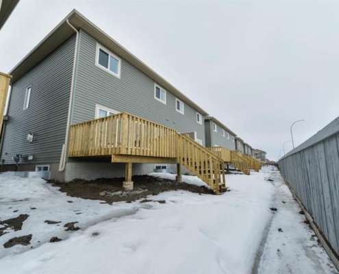 Duplex Backyard
